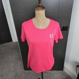 Under Armour Women's Bright Pink Short Sleeve Tee